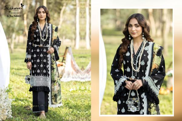 Serine Adan Libas Fuchsia Chiffon Dupatta Pakistani Suit Collection